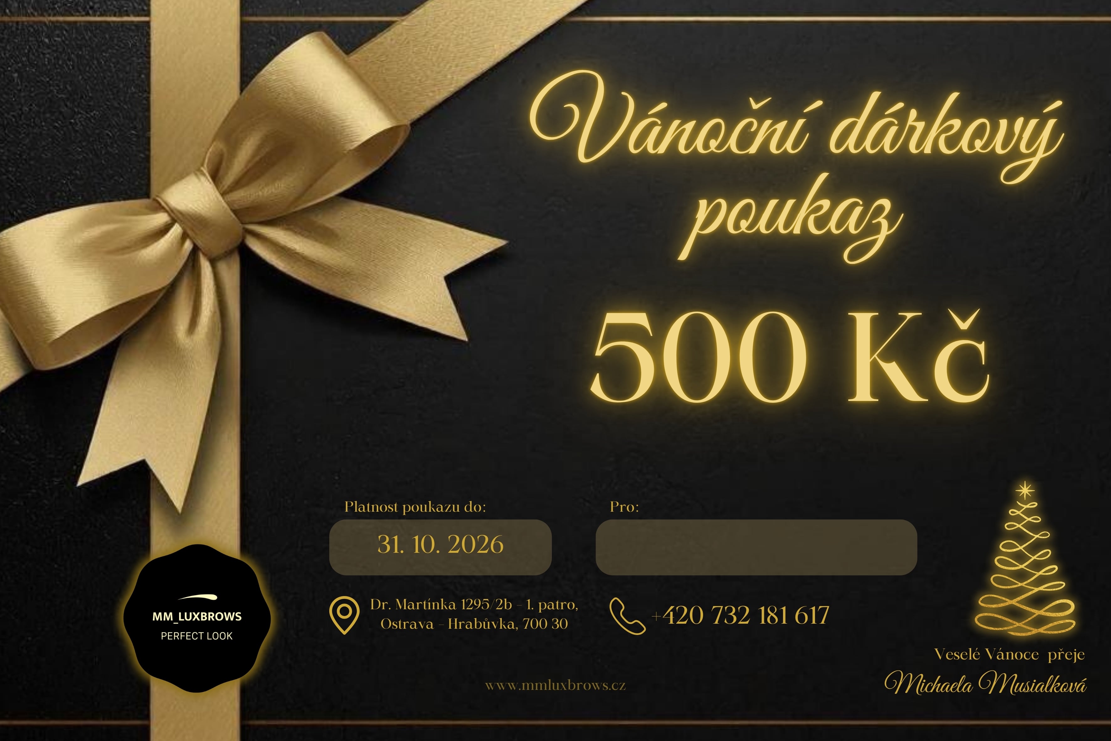 Náhled poukazu v hodnotě 500 Kč